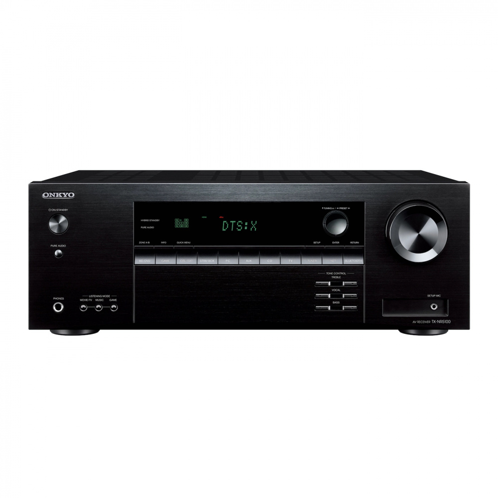 Onkyo TX-NR5100 & Dynavoice Challenger M-105 5.0 hjemmebiografpakke, sort