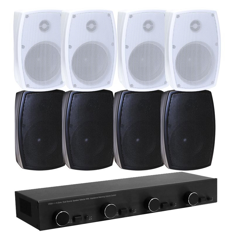 4par System One högtalare med högtalarväxeln VSS4