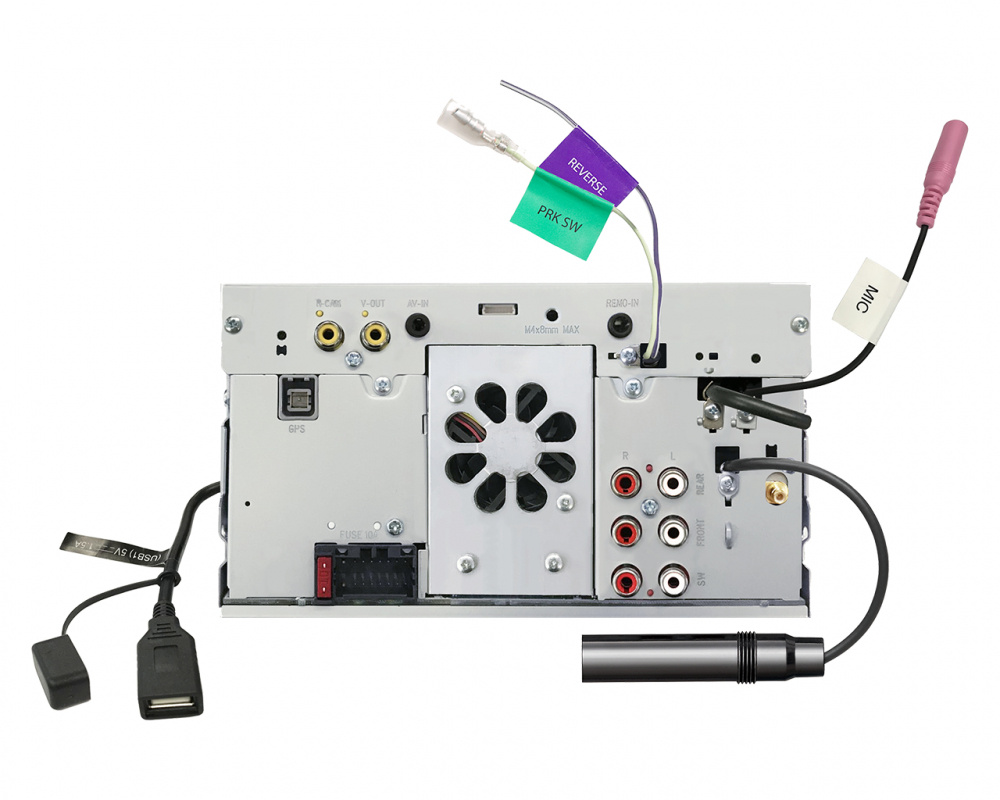 Installationskit VW 2-DIN (MIB-PQ) & JVC KW-M785DBW