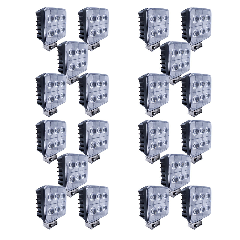 20-pak NIZLED W36RF, bag-/arbejdslys, 36W, arbejdslyspakke