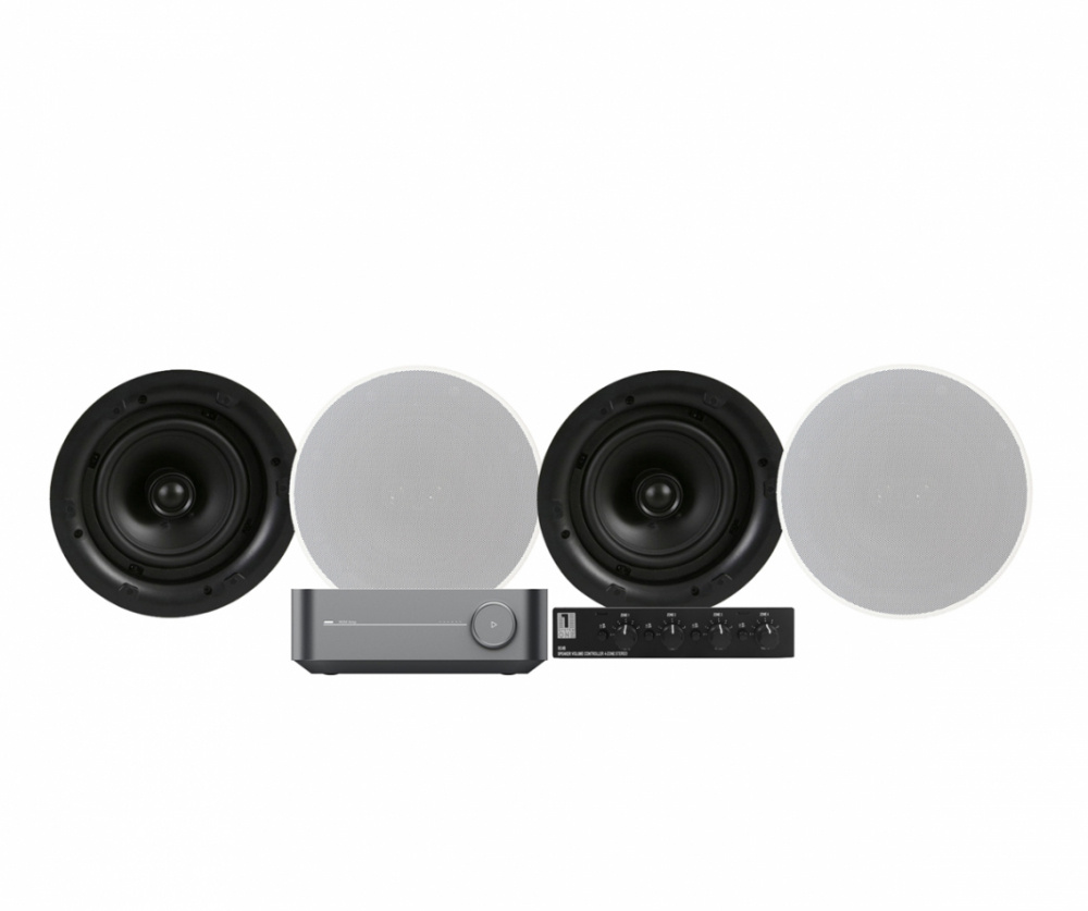 WiiM Amp med SC4B & 2 par DLS IC624