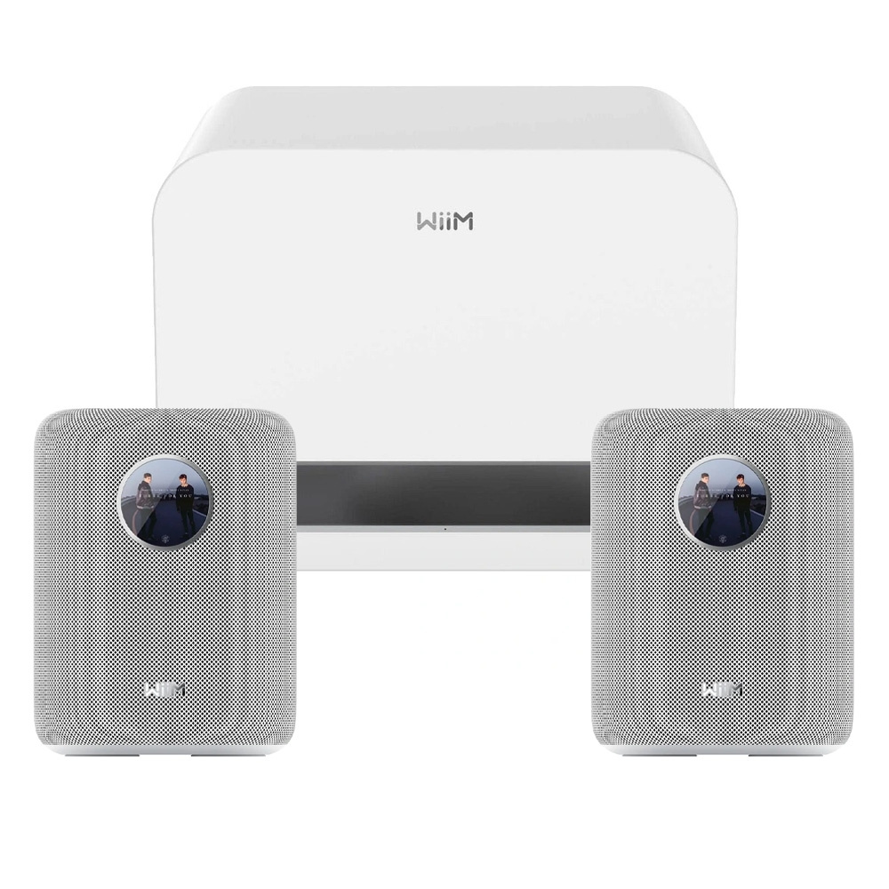 2-pak WiiM Sound med WiM Sub Pro, hvid