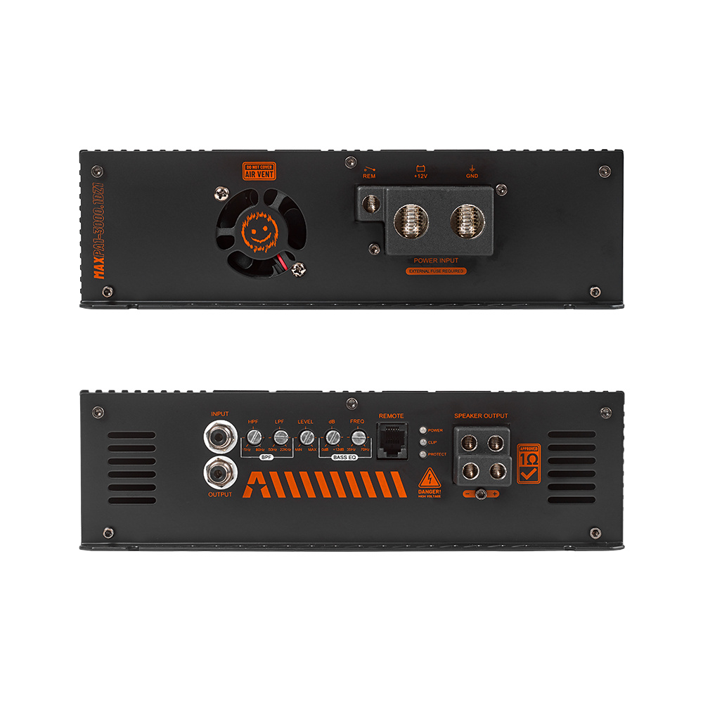 DS18 ZXI-212LD.RG med GAS MAX PA1-3000.1DZ1, tungt baspakke