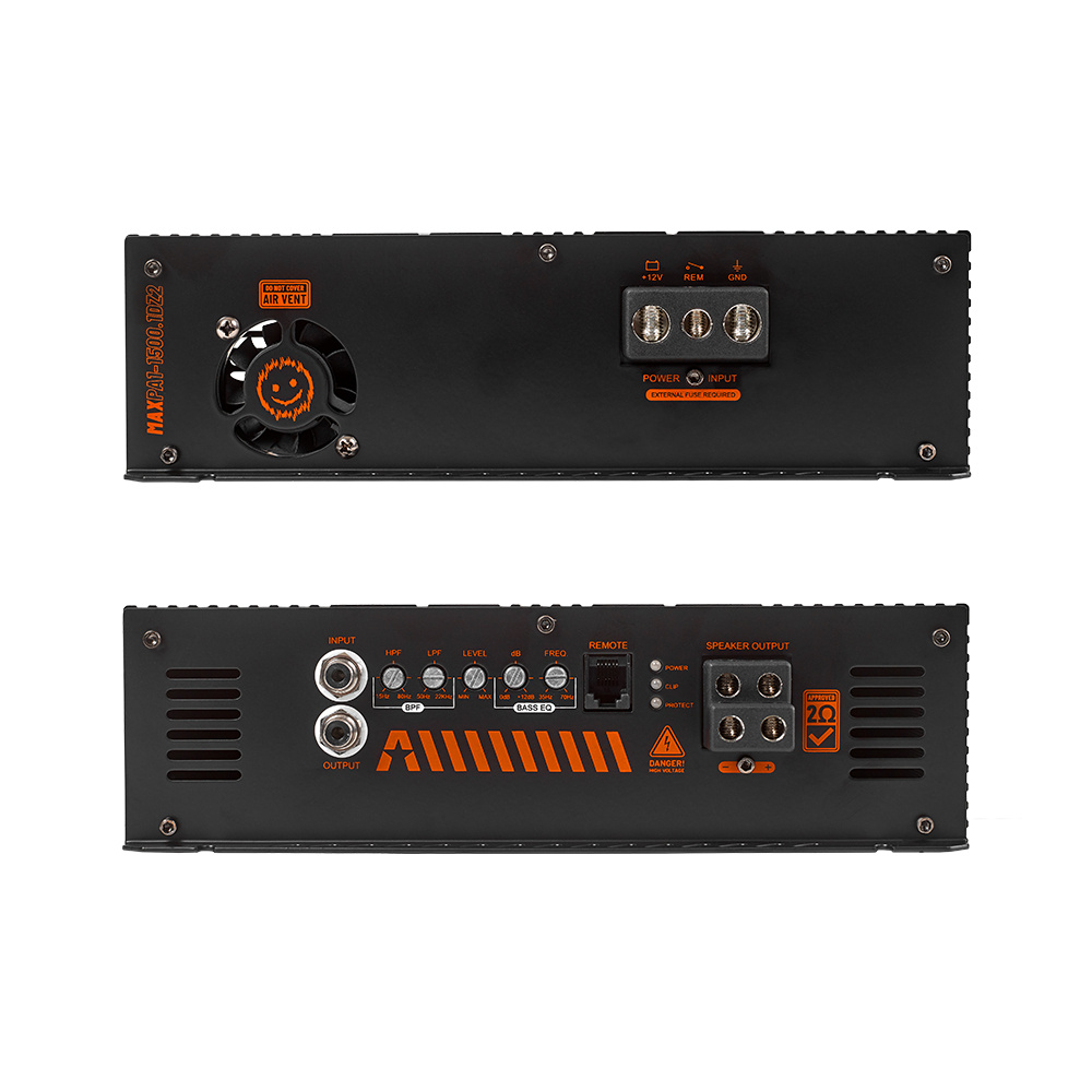 4-pack DS18 ZXI6.4D & GAS MAX PA1-1500.1DZ2, baspakke