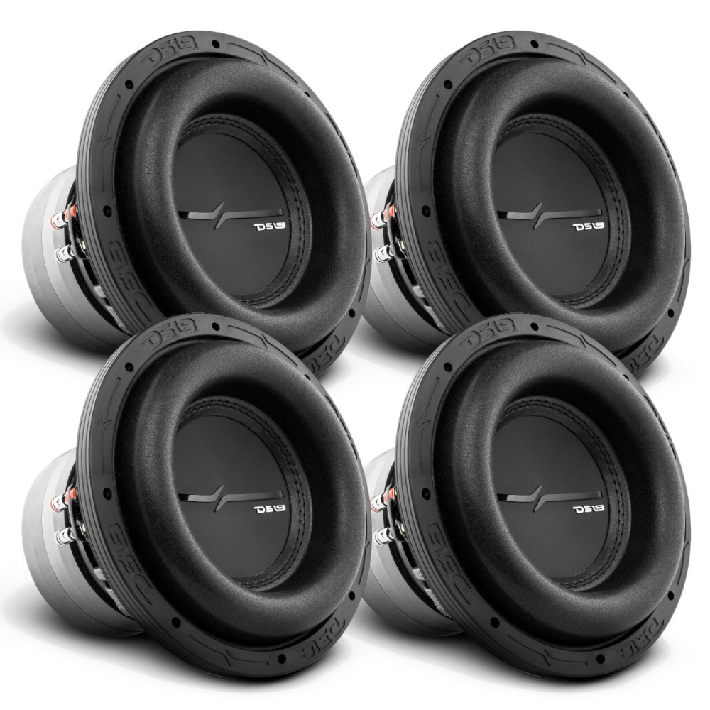 4-pack DS18 ZXI8.2D, langslagende 8 tommers baselement